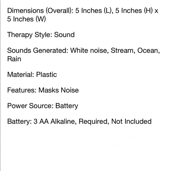 NIB Sharper Image Sleep Therapy Sound Soother - Picture 7 of 7